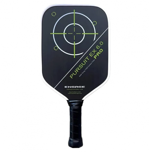 Vợt Pickleball Engage Pickleball Pursuit Pro EX 6.0 Black White Màu Đen Phối Vàng