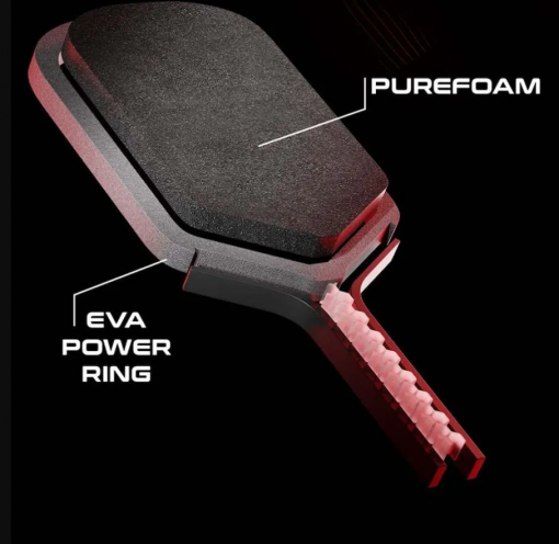 Vợt Pickleball Selkirk LABS Project Boomstik Elongated Màu Đen Phối Đỏ - Ảnh 3