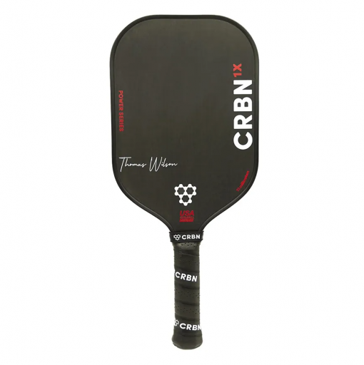 Vợt Pickleball CRBN 1X Series 12mm CRBN1X12 Paddle Màu Đen