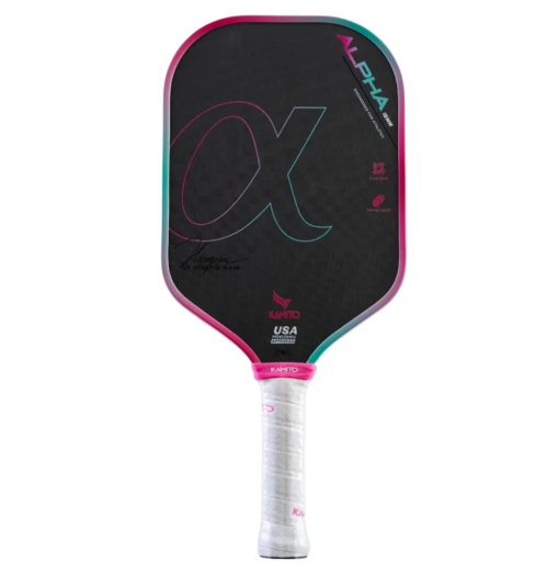 Vợt Pickleball Kamito Alpha KMVPK250122 Black Green Pink Màu Xanh/Hồng