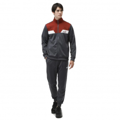 Bộ Thể Thao Thu Đông Nam Puma Power Men's Tracksuit Màu Xám Phối Đỏ