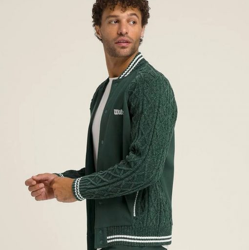 Áo Bomber Nam Wilson Bomber Hudson - Sycamores Green Màu Xanh Lá - Ảnh 2