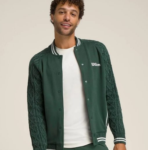 Áo Bomber Nam Wilson Bomber Hudson - Sycamores Green Màu Xanh Lá - Ảnh 3
