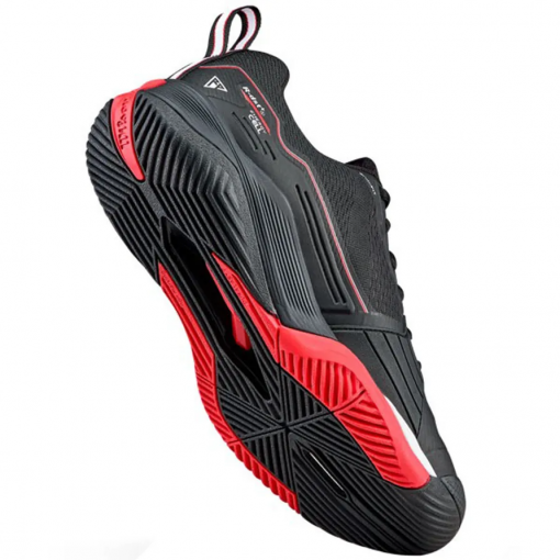 Giày Tennis Pickleball Nam Wilson Men's Rush Pro 4.5 Black Red WRS334330 Màu Đen Phối Đế Đỏ - Ảnh 4
