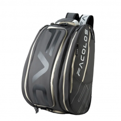 Balo Pickleball Facolos Elite Backpack Shiver White Màu Đen Phối Bạc