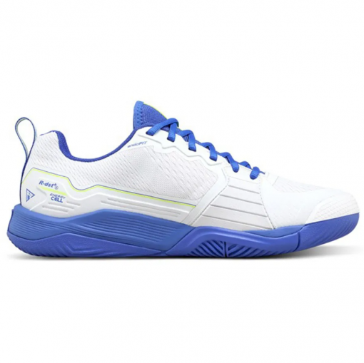 Giày Tennis/pickleball Nam Wilson Men's Rush Pro 4.5 White Blue Yellow WRS336680 Màu Trắng Phối Vàng Xanh Pastel - Ảnh 3