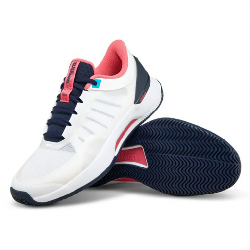 Giày Tennis/Pickleball Nữ Wilson Intrigue Tour WRS335910 Women's Shoe Màu Trắng  Phối Hồng Pastel - Ảnh 2