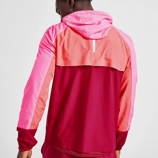 Áo Khoác Gió Nam Montirex Breeze Windbreaker 2.0 Jacket Pink Phối Màu Hồng Pastel Form Âu - Ảnh 3