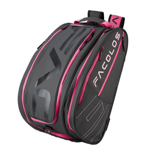 Balo Pickleball Facolos Elite Backpack Pink Neon Màu Đen Phối Hồng