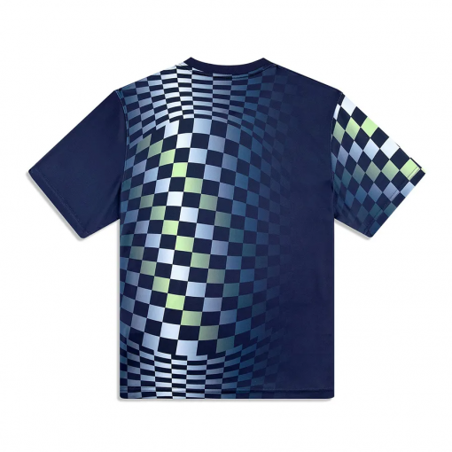 Bộ Quần Áo Cộc Tay Nam Sergio Tacchini Tennis Pickleball Top Màu Xanh Navy - Ảnh 3
