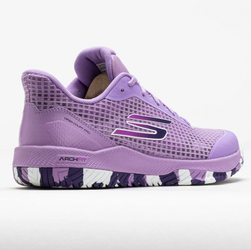 Giày Tennis Pickleball Skechers Viper Court Pro Violet Purple Pastel 172069C-LAV Màu Tím - Ảnh 4