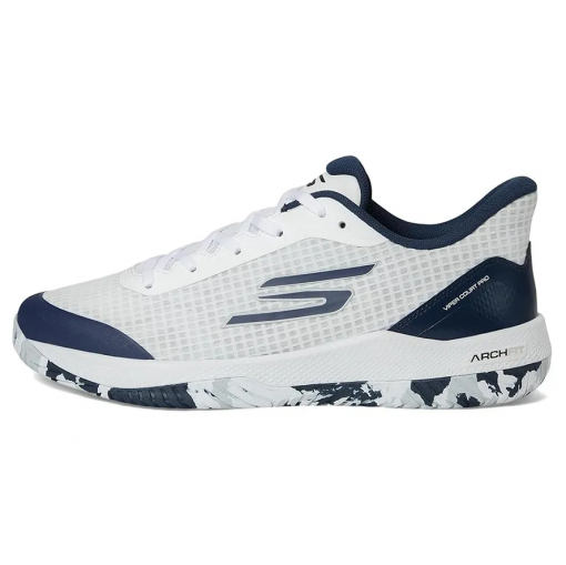 Giày Tennis/Pickleball Nam Skechers Viper Court Pro Navy White 9848247 Màu Trắng Phối Xanh Navy - Ảnh 2