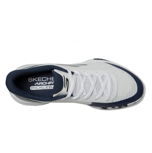 Giày Tennis/Pickleball Nam Skechers Viper Court Pro Navy White 9848247 Màu Trắng Phối Xanh Navy - Ảnh 3