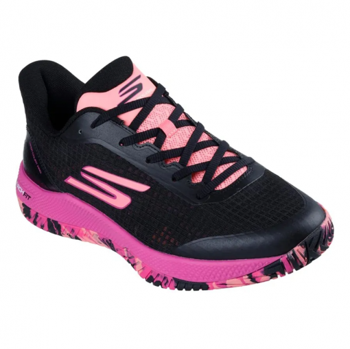 Giày Tennis/Pickleball Skechers Viper Court Pro Black Pink 246069-BKHP Màu Đen Phối Hồng - Ảnh 2