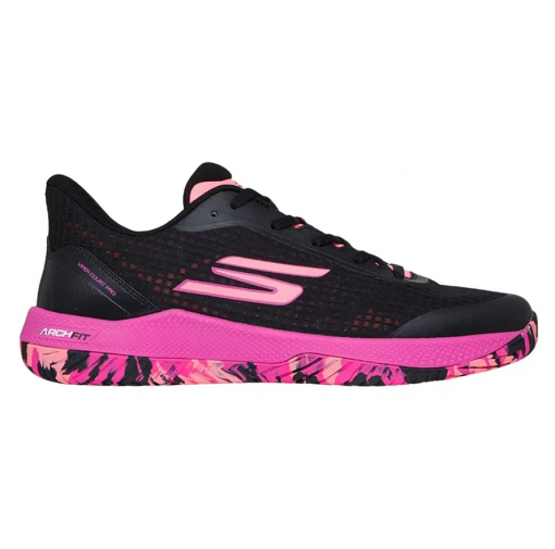 Giày Tennis/Pickleball Skechers Viper Court Pro Black Pink 246069-BKHP Màu Đen Phối Hồng