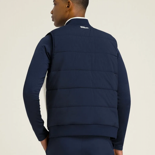 Áo Khoác Gile Nam Wilson Clubhouse Insulated Vest Navy WM00398511DBC Màu Xanh Đen - Ảnh 3