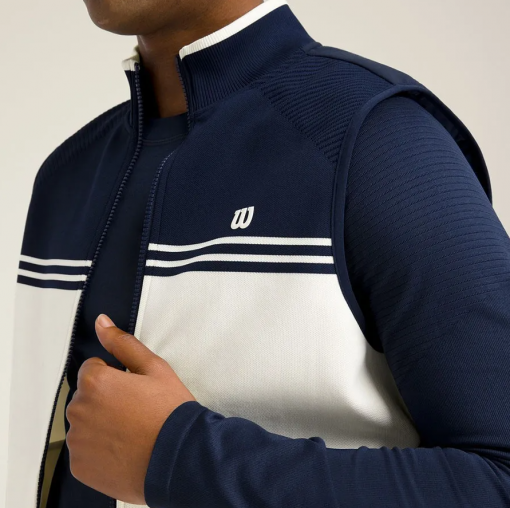 Áo Khoác Gile Nam Wilson Clubhouse Insulated Vest Navy WM00398511DBC Màu Xanh Đen - Ảnh 5