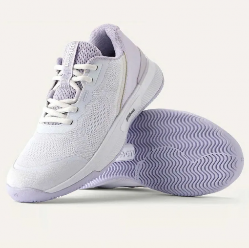 Giày Tennis Pickleball Nữ Wilson Intrigue Pro White Purple WRS335850 Màu Trắng Phối Tím - Ảnh 3