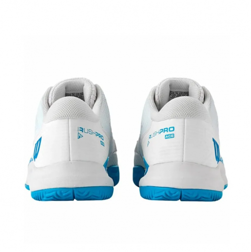 Giày Tennis Pickleball Wilson Intrigue Pro Ace White Blue WRS335900 Màu Trắng Phối Xanh - Ảnh 5