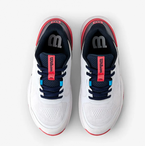 Giày Pickleball/Tennis Nữ Wilson Intrigue Pro Women's White/ Red Navy Blaze WRS335840 Màu Trắng Phối Đỏ Hồng - Ảnh 5