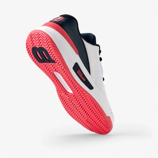 Giày Pickleball/Tennis Nữ Wilson Intrigue Pro Women's White/ Red Navy Blaze WRS335840 Màu Trắng Phối Đỏ Hồng - Ảnh 6