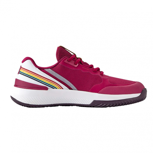 Giày Pickleball Tennis Nữ Wilson Intrigue Pro Omni Tennis Club Beaujolasis/White/Plum WRS337500 Màu Đỏ Phối Trắng - Ảnh 3