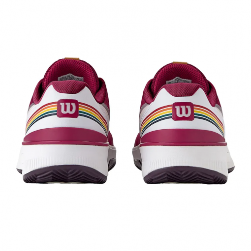 Giày Pickleball Tennis Nữ Wilson Intrigue Pro Omni Tennis Club Beaujolasis/White/Plum WRS337500 Màu Đỏ Phối Trắng - Ảnh 5