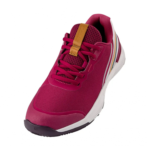 Giày Pickleball Tennis Nữ Wilson Intrigue Pro Omni Tennis Club Beaujolasis/White/Plum WRS337500 Màu Đỏ Phối Trắng - Ảnh 6