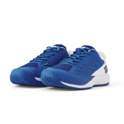 Giày Tennis Pickleball Wilson Rush Pro ACE DV WRS335360 Màu Xanh Blue Phối Trắng