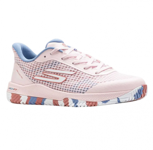 Giày Tennis/Pickleball Nữ Skechers Viper Court Pro 172069-LTPK Màu Pink Pastel Hồng Nhạt