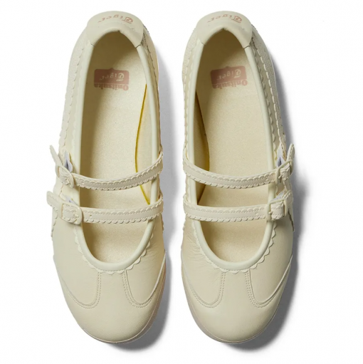 Giày Bệt Nữ Onitsuka Tiger The Mexico 66 TGRS 1182A660.752 Màu Trắng Kem - Ảnh 5
