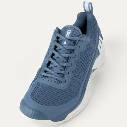 Giày Tennis Pickleball Nam Wilson Rush Pro Blue 4.5 WRS334710U070 Màu Xanh Đế Trắng - Ảnh 6
