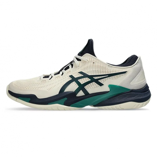 Giày Thể Thao Asics Court FF 3 Shoes White Green 1041A370-105 Màu Kem Phối Xanh Rêu (Oder) - Ảnh 2