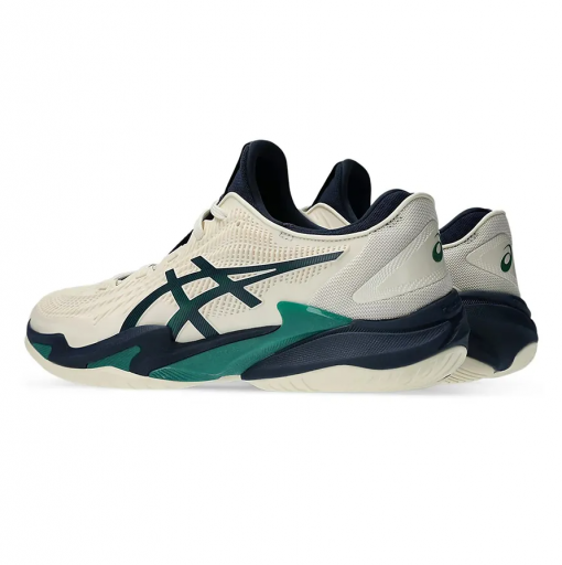 Giày Thể Thao Asics Court FF 3 Shoes White Green 1041A370-105 Màu Kem Phối Xanh Rêu (Oder) - Ảnh 4