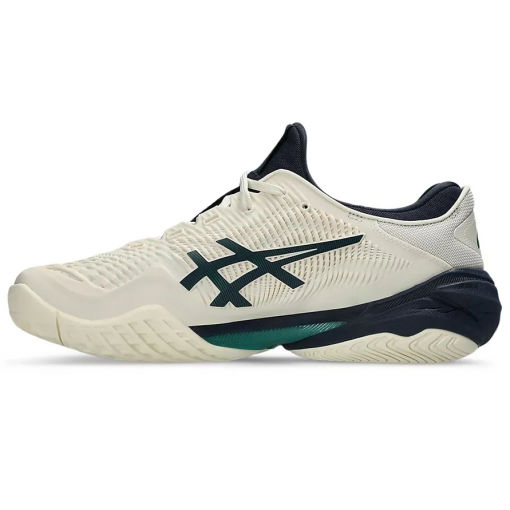 Giày Thể Thao Asics Court FF 3 Shoes White Green 1041A370-105 Màu Kem Phối Xanh Rêu (Oder)