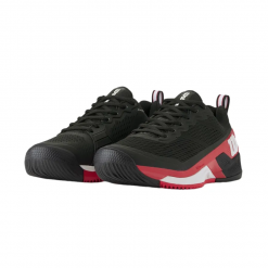 Giày Pickleball Tennis Nam Wilson Men's Rush Pro Black Red 4.5 WRS334330U Màu Đỏ Phối Đen