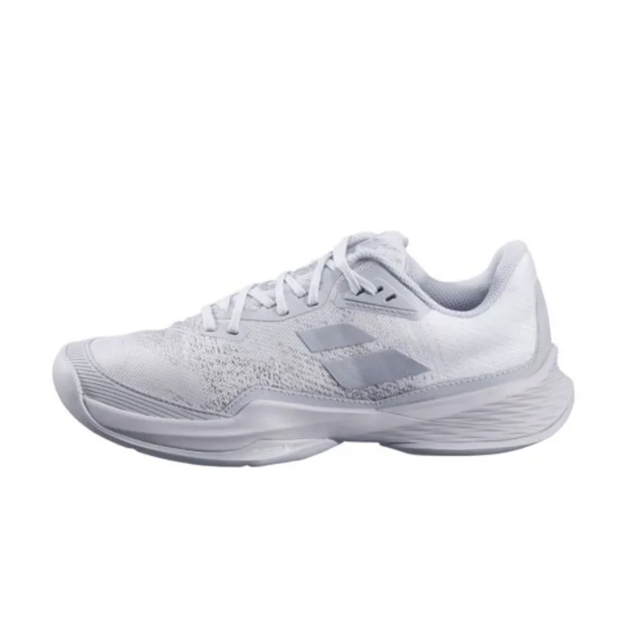 Giày Tennis Pickleball Babolat Jet Mach 3 All Court White Grey 3A1S25B630-1072 Màu Xám Phối Trắng