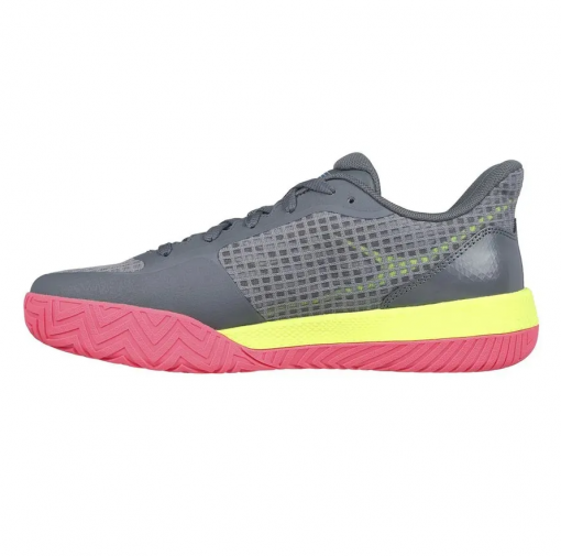 Giày Pickleball/Tennis Skechers Viper Court Pro Grey Pink 172069 GYPK Màu Xám Phối Đế Vàng Hồng - Ảnh 2