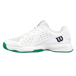 Giày Pickleball Tennis Wilson Rush Pro L Shoes White Green Màu Trắng Phối Đế Xanh Lá