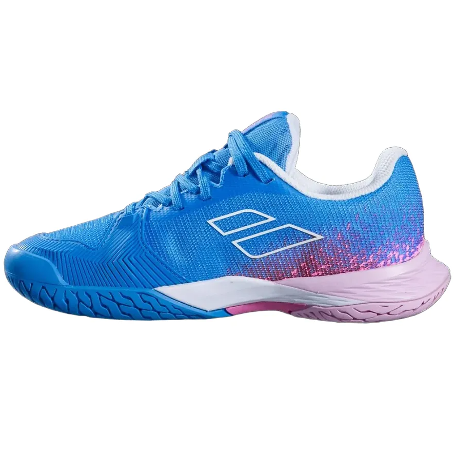 Giày Tennis/Pickleball Nữ Babolat Jet Mach 3 All Court Junior Màu Xanh Blue
