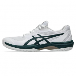 Giày Thể Thao Nam Asics White Saxon Green All Court Shoes White Green 1041A489-100 Màu Trắng Phối Xanh Lá