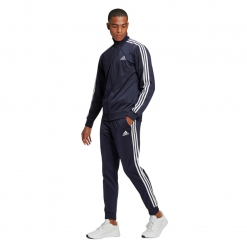 Set Thể Thao Nam Adidas Tennis Pickleball Primegreen Essentials 3-Stripes Track Suit GK9658 Màu Xanh Navy