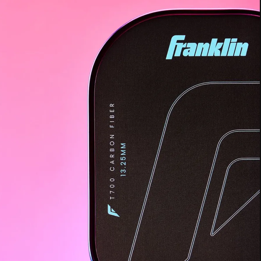 Vợt Pickleball Franklin C45 Parris Todd Black Purple 13.25mm Màu Đen Phối Viền Tím - Ảnh 3