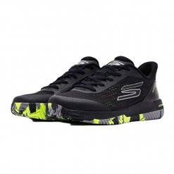 Giày Tennis/Pickleball Skechers Viper Court Pro Black Yellow 246069-BLK Màu Đen Phối Đế Xanh