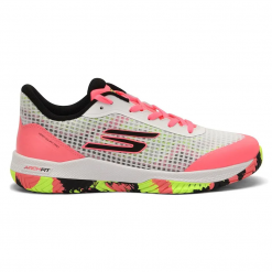 Giày Tennis Pickleball Nữ Skechers Viper Court Pink White 172069C-WMLT Màu Hồng Phối Trắng