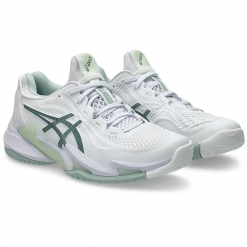 Giày Thể Thao Tennis Pickleball Nữ Asics Court FF 3 White 1042A220-106 Màu Trắng Phối Xanh Pastel
