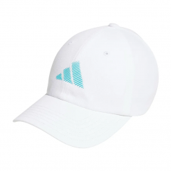 Mũ Adidas Women Golf Pickleball Cross Knit Golf Cap HA9193 Màu Trắng Logo Xanh Blue