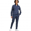 Bộ Thể Thao Nam Adidas 3-Stripes Doubleknit Track Suit IY6663 Màu Xanh Navy Sooc Trắng