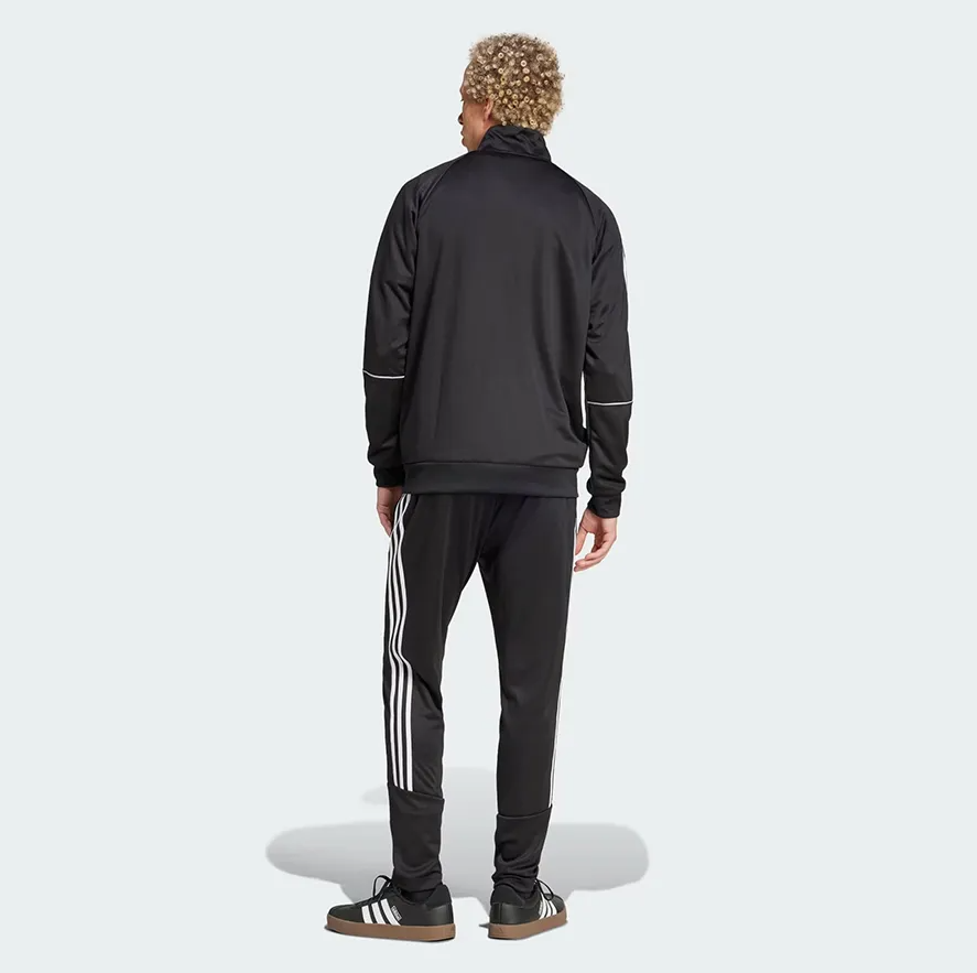 Bộ Thể Thao Nam Adidas 3-Stripes Doubleknit Track Suit Black IX1277 Màu Đen Sooc Trắng - Ảnh 4