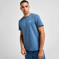 Bộ Thể Thao Tennis Pickeball Nam Montirex MTX Run Tempo Màu Xanh Blue (Form Âu)